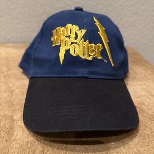 Vintage Y2K 2000 Harry Potter Golden Stitch Movie Promo Baseball Hat Cap‎